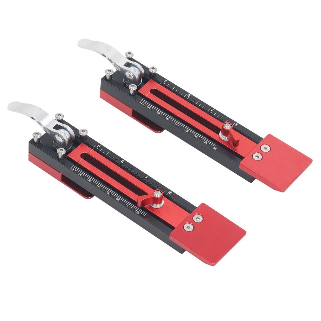 2 шт. Раздвижной монтажный калибр из алюминиевого сплава, прозрачные стандартные шкалы, раздвижной монтажный инструмент