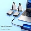 Кабель быстрой зарядки Type-C 66 Вт со спиральной намоткой и USB-адаптером – Односторонний выдвижной, Идеальный подарок для отеля