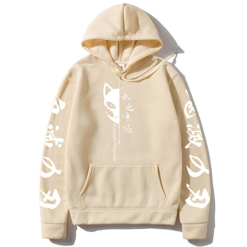 Японская анимация Камадо Тандзиро Мужская толстовка Осенняя толстовка Мужская женская модная дизайнерская толстовка Мужские флисовые худи