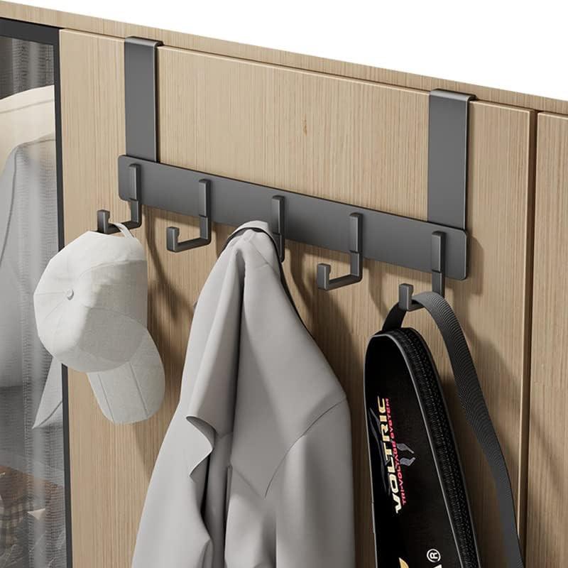 Over The Door Hook Hanger Coat Hooks 5 Hooks Door Behind The Bathroom Hook Bedroom Storage Hanger Rack