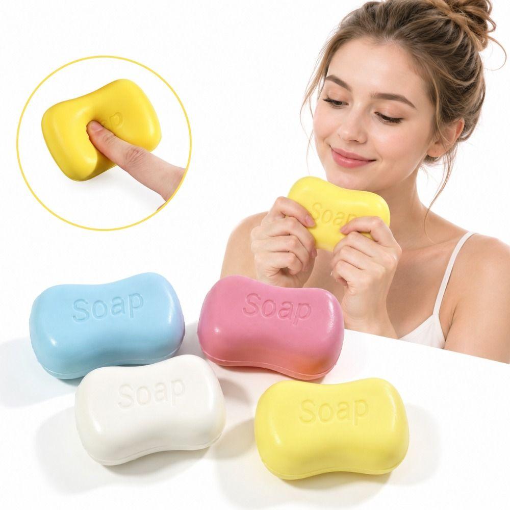 Slow Rebound Squishy Fidget Toy Realistic Soap Shape Sensory Stress Toy  For Kids Adults