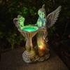 Европейская статуя ангела, меняющий цвет солнечный свет - Креативное садовое украшение