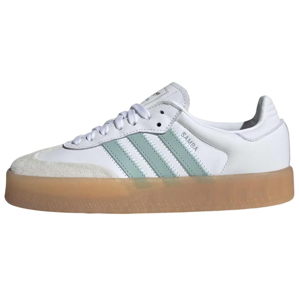 Adidas Sambae White Wonder Blue женские кроссовки Cloud-White Off-White JP5609