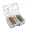 Metal Film Resistor Pack 0.25W 1/4W - 2600 Pieces, 130 Specifications, Full Range of Common Resistance Values