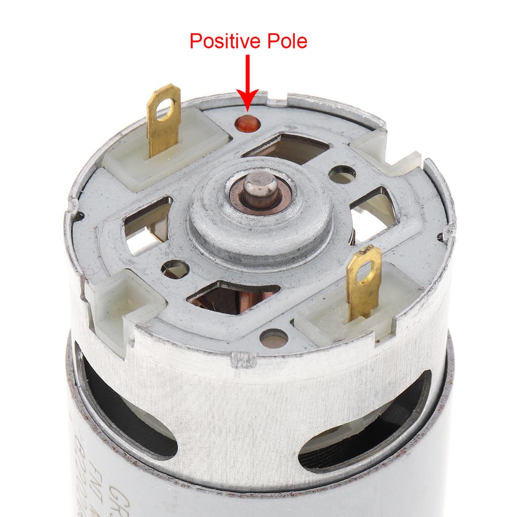 RS550 18V 27500 RPM DC Motor with Two-speed 11 Teeth and High Torque Gear Box for Cordless Charge Drill Screwdriver