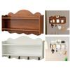 Floating Shelves Multi-use Easy To Install Sturdy Ornaments Display Stand Double-layer Rack Wall Shelf for Entryway Office