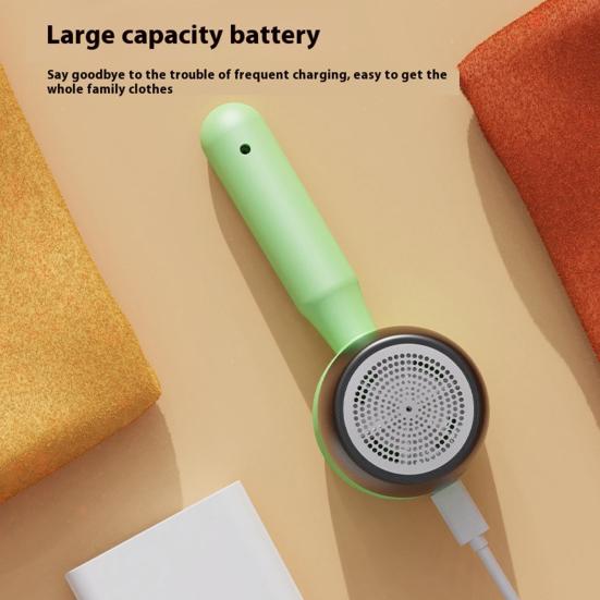 Lint Trimmer Fabric Shaver Electric Lint Remover with 6-Blade Cutter Adjustable Speed LED Display Rechargeable USB Charging Handheld Fabric Shaver