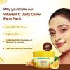 Mamaearth Vitamin C Daily Glow Face Pack 200g For Bright Skin Glow With Turmeric Clay Mask | Natural DIY Texture | All Skin Types