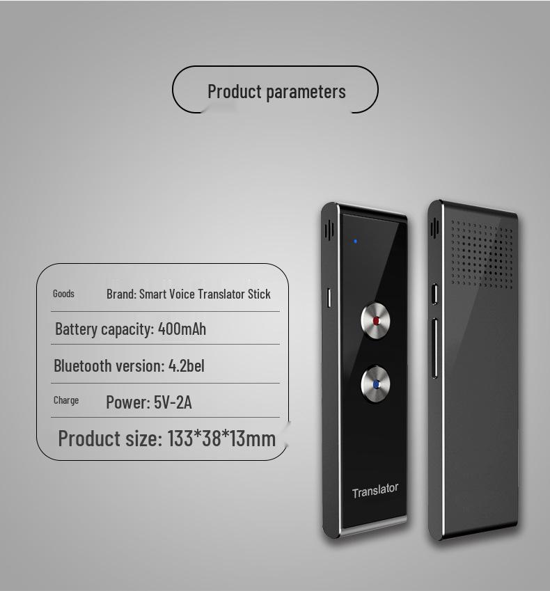 T8 Многоязычная умная ручка-переводчик с голосовым управлением, Bluetooth и функцией синхронного перевода