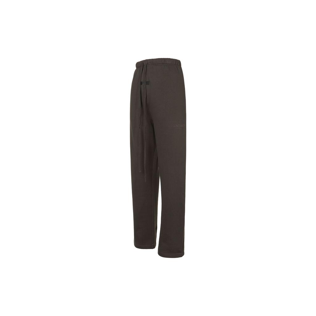 Fear of God Essentials FW22 Свободные спортивные штаны Черный цвет Унисекс FOG-FW22-417