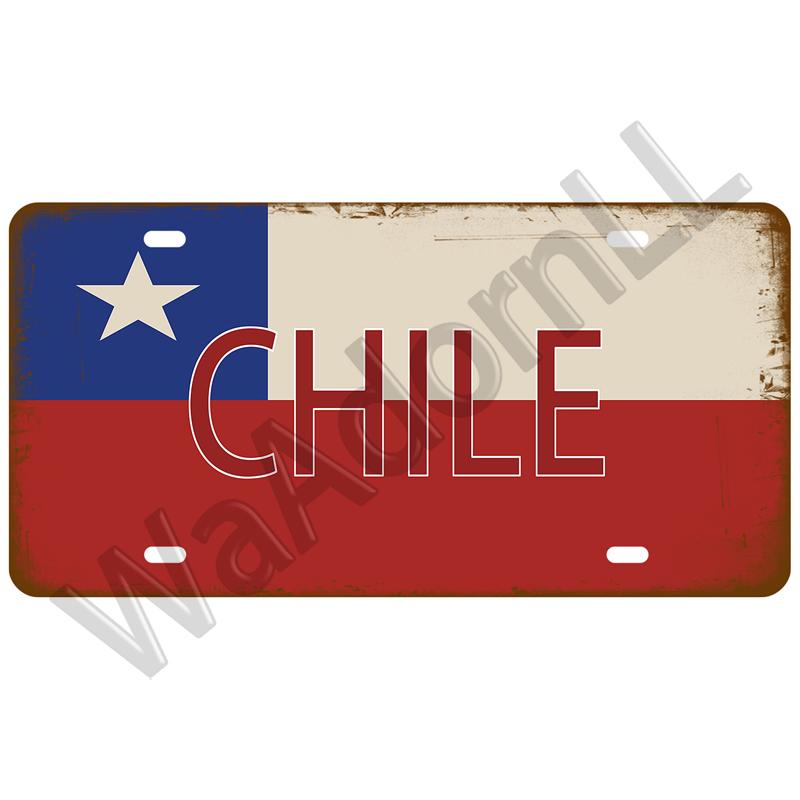 Металлический знак Германия США Флаг страны Франция Жестяная табличка Россия Испания Жестяная пластина для стены Домашний ресторан Ремесло Бар Декор