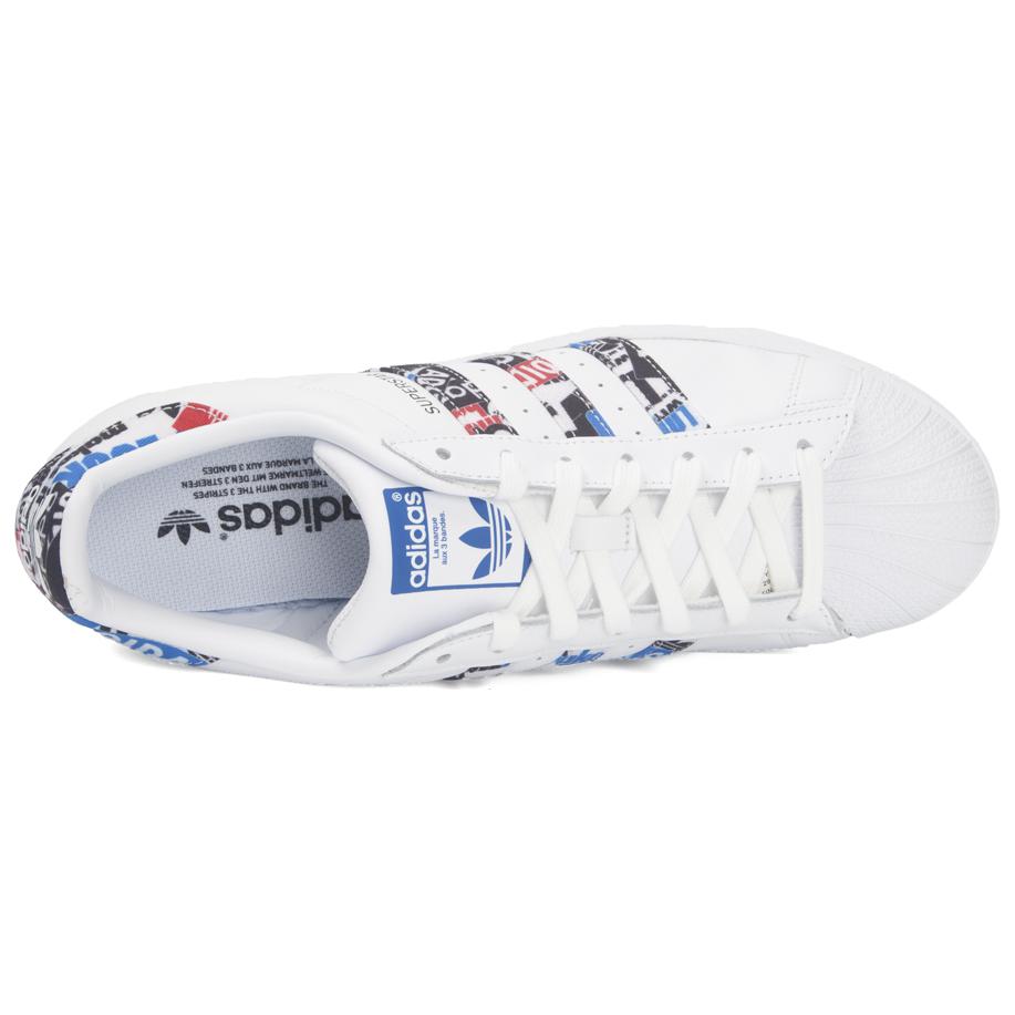 adidas Оригинальные кроссовки Superstar Classic Удобные низкие кроссовки Унисекс Белые CP9760