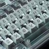 ROTOR Набор кейкапов с буквами из алюминиевого сплава, индивидуальные кейкапы Cherry Profile, 27 шт., ЧПУ, анодирование, мультяшные, аниме, точки, для геймеров