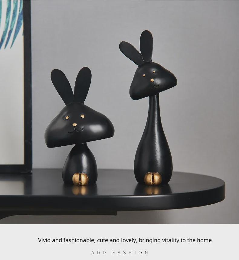 Украшения в виде оленей и кроликов в скандинавском стиле для детской спальни и домашнего декора