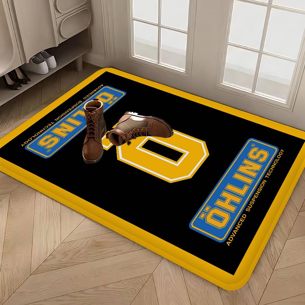 O-Ohlins Bathroom Mat Anti-slip Absorb Water Long Strip Cushion Bedroon Mat Welcome Doormat