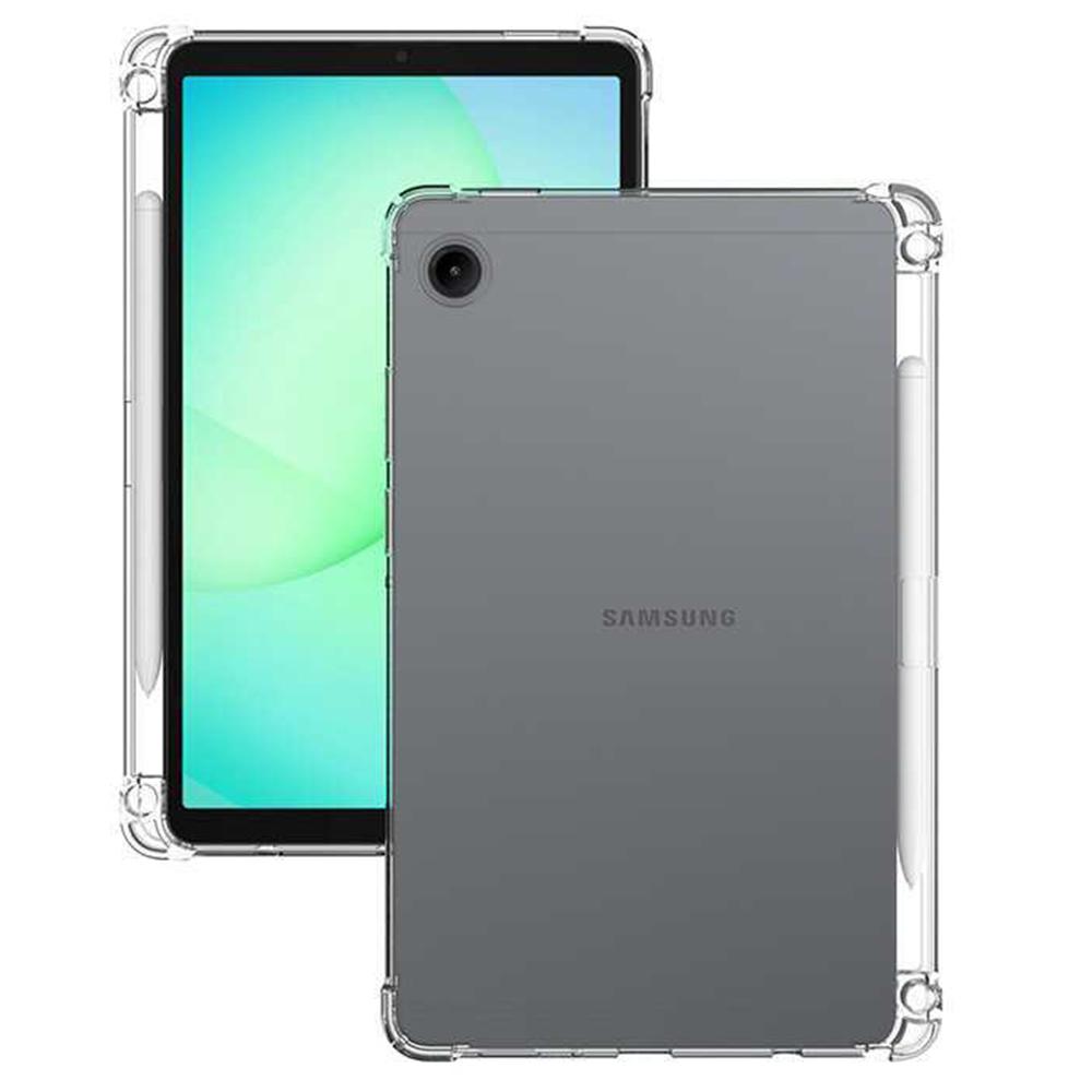 Чехол для Samsung Galaxy Tab A11 Усиленный Четыре Угла Защита от Падения Прозрачный ТПУ Чехол для Планшета с Отделением для Стилуса