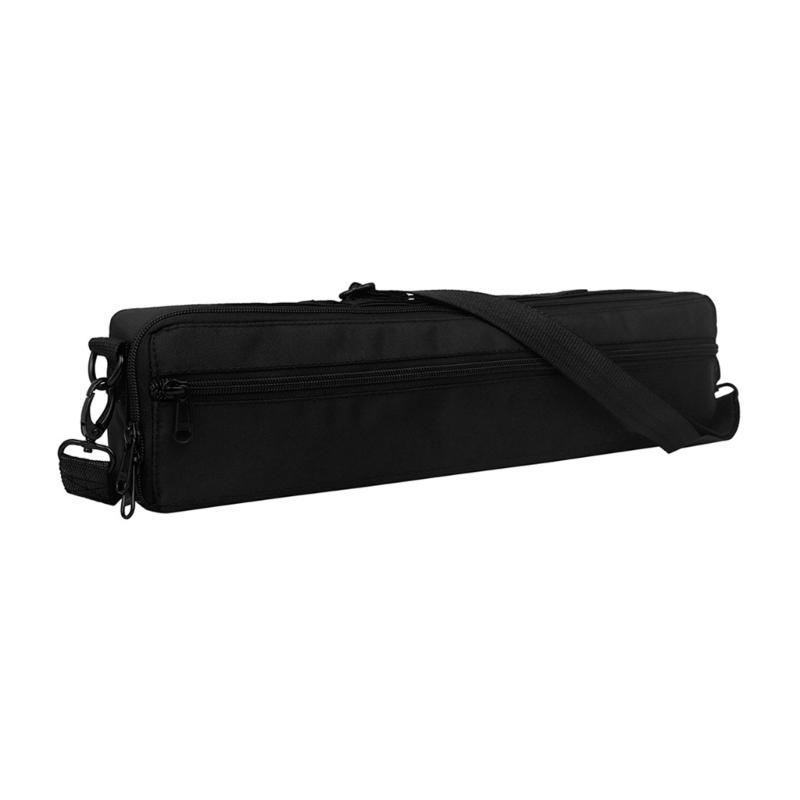 Flute Case with Velvet Inside & Shoulder Strap Oxford Cloth Carrying Case Lightweight 16 Holes Flute Storage Bag