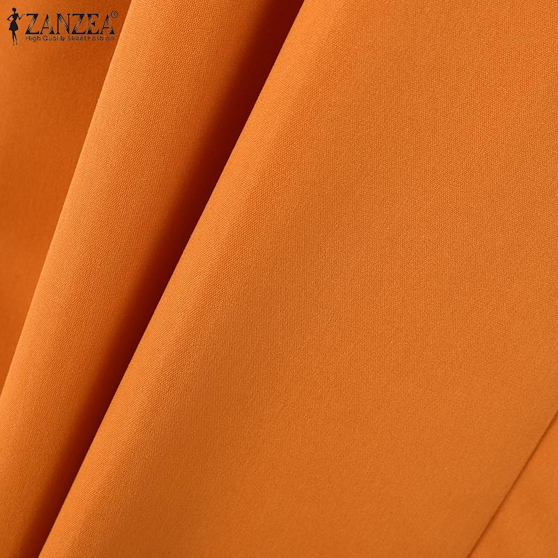 ZANZEA Женский летний комплект из жилета без рукавов с круглым вырезом и широкими брюками