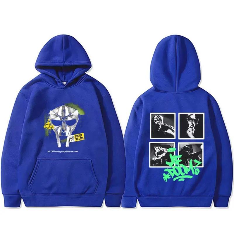Limited Rapper Mf Doom Madvillainy The Illest Villain Graphic Hoodie Men Women Hip Hop Oversized Streetwear Pullover Tracksuit Female Male Clothing