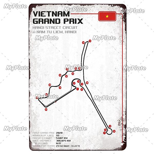 Винтажный гоночный трек, металлический плакат, жестяная табличка для соревнований, железная пластина, бар, клуб, человек, пещера, домашний декор, плакат для фанатов, на заказ