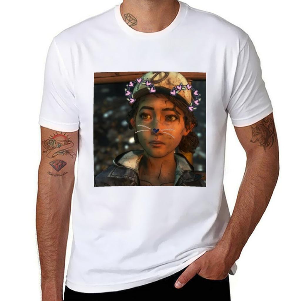 Snapchat Filtered Cleunisextine The Walking Dead Game Gamer Tshirt Plus Sizes Short Sleeve Tee For A Boy Sublime Unisexs T Shirts