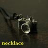 Ювелирные изделия, ожерелье с подвеской в ​​виде камеры, колье для мужчин и женщин, кожаное ожерелье, мужское ожерелье
