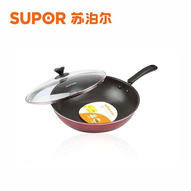 SUPOR 32CM Non-stick Stir-Fry Wok