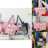 Kuromi My Melody Design Women Casual Tote Bag With Transparent Compartment For Casual Wear