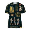 3D T-Shirt Ancient Egyptian God Eye Of Egypt Printing Short Sleeve Tops Men Harajuku Streetwear Oversize T-Shirts Size XS-6XL