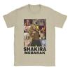 Singer Shakira T-Shirt Men  Fashion Cotton Tee Shirt Round Neck Short Sleeve T Shirts 6XL Clothing