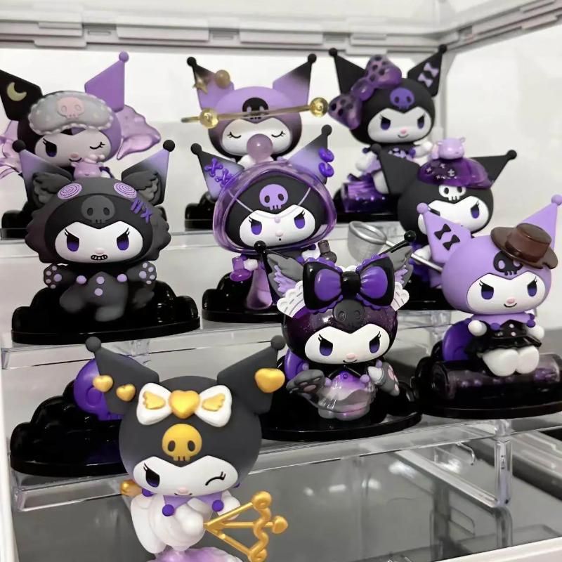 Милые фигурки Kuromi из серии «Оборотень», Коллекционные модели-игрушки, Настольное украшение для фанатов, Подарок, Декор для дома