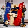 Kylian Mbappé printed throw blanket—soft,warm;versatile blanket for all seasons—perfect as &air-conditioning throw,nap blanket