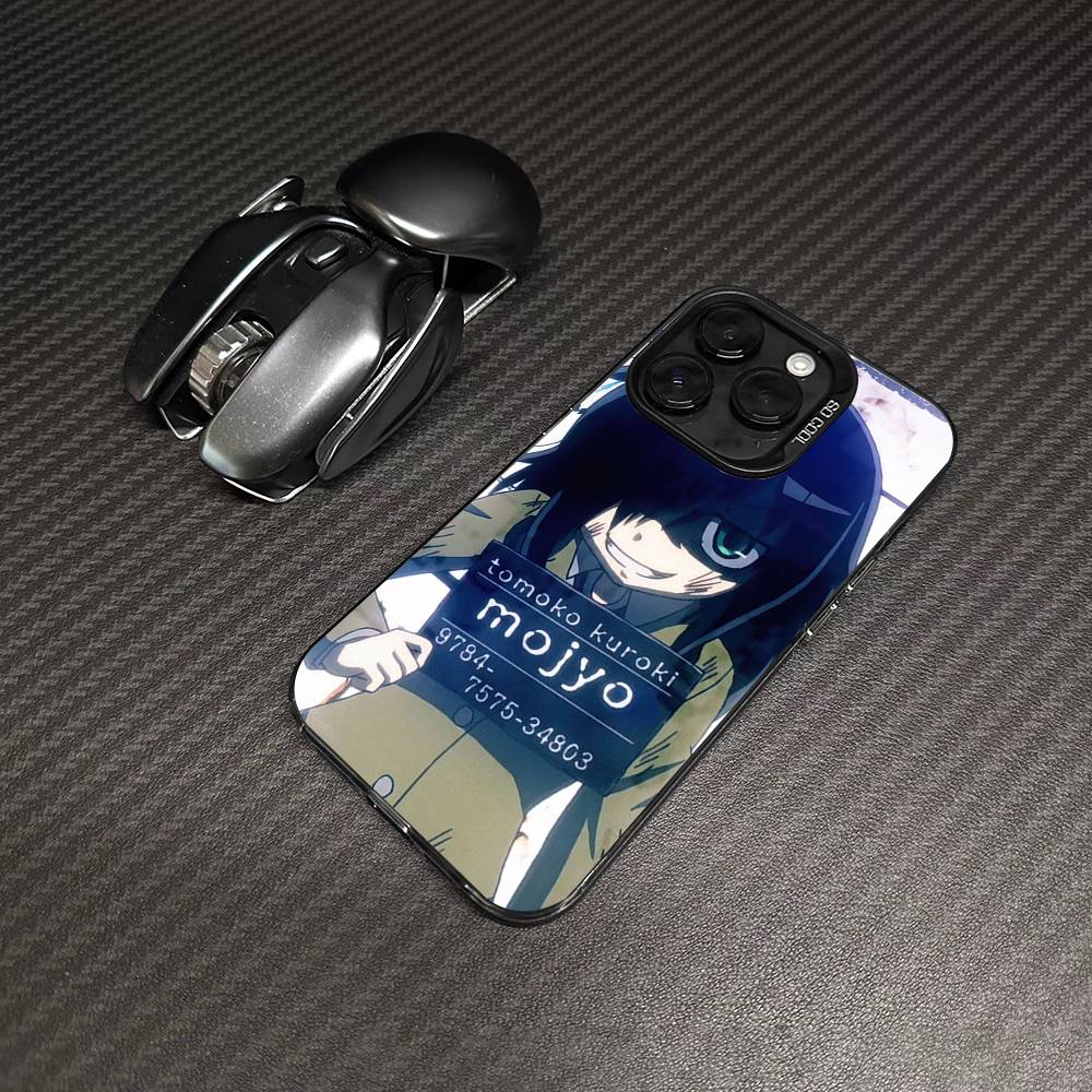 Чехол для телефона Watamote K-Kuroki T-Tomoko для IPhone 16 15 14 13 12 11 17 Pro MAX Plus Pro Матовый Ударопрочный Чехол