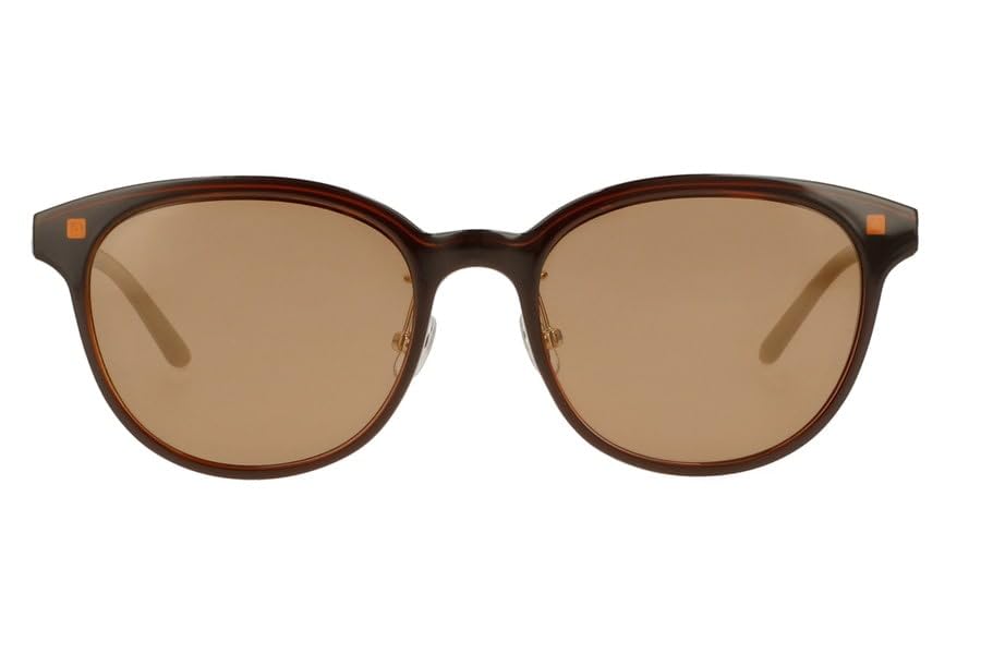 Очки Zoff NIGHT DAY UV Рецептурные Можно носить поверх обычных Линз для проверки зрения dtk Бостонский стиль 2-сторонние (коричневый) & (Поляризованный) Солнцезащитные очки,