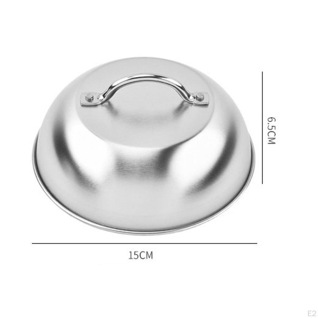 Крышка для плавления сыра, прочная крышка для гриля, нержавеющая сталь для бургеров