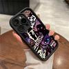 Модный Чехол для Телефона в Стиле Граффити Пламя Панк для iPhone 16 14 15 Pro Max 13 12 11 X XS XR 7 8 Plus SE 2022 Ударопрочный Защитный Чехол