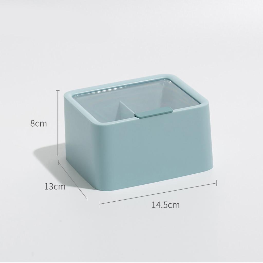 Коробка для хранения помады большой емкости, двухслойная сетка, прозрачная коробка для хранения с крышкой для