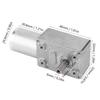 DC 12 24V Brushless Worm Motor Speed Reduction Gear Motor 4 150Rpm(12V 90RPM)