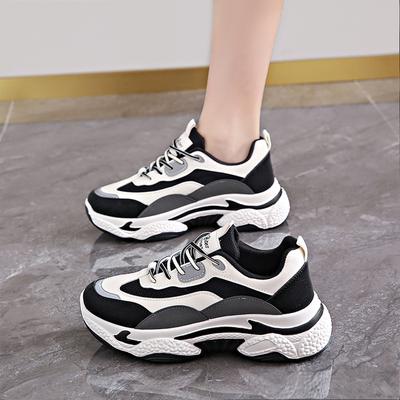 CRLAYDK женские модные массивные кроссовки на шнуровке на платформе повседневные кроссовки для бега и ходьбы удобные дышащие спортивные теннисные туфли для пап