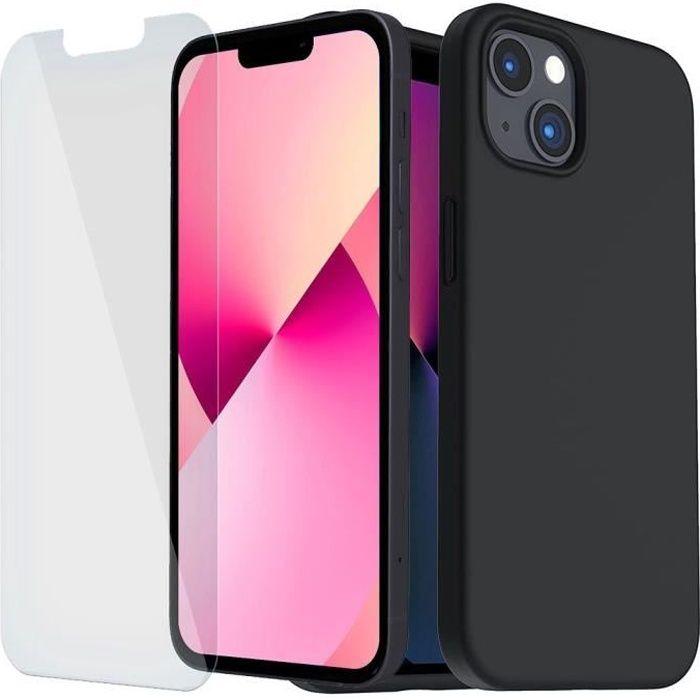 Coque de protection - BOOLING - pour iPhone 13 mini - Silicone TPU - Ultra slim - Noir