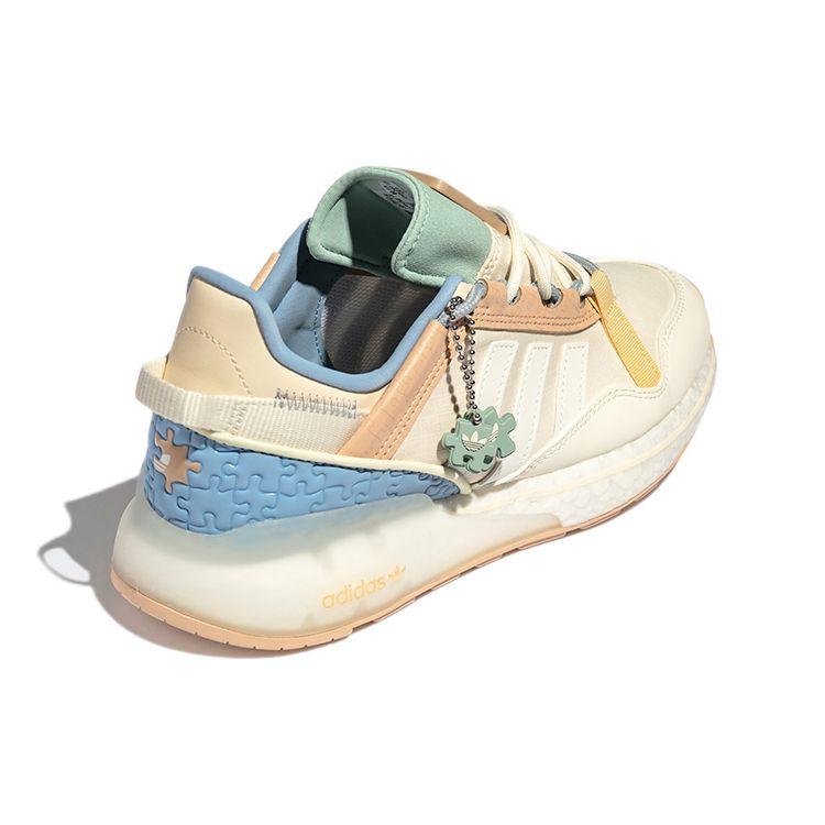 adidas Originals ZX 2K Boost Натуральная кожа Ткань Спортивные Удобные Нескользящие Прочные Низкие Кроссовки для образа жизни Повседневная обувь Унисекс GZ3416