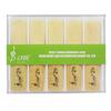 10pcs/Set Lade Alto Saxophone Reeds, 2.5" Bamboo Reeds for bE Alto Saxophone, Replacement Accessories, with Storage Case