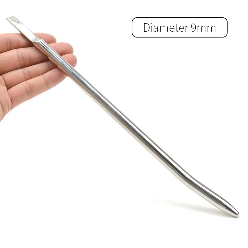 Runyu SM Металлический расширитель уретры Мужская пробка для пениса из нержавеющей стали Мужская блокировка уретры Мастурбация для взрослых Альтернативные секс-игрушки