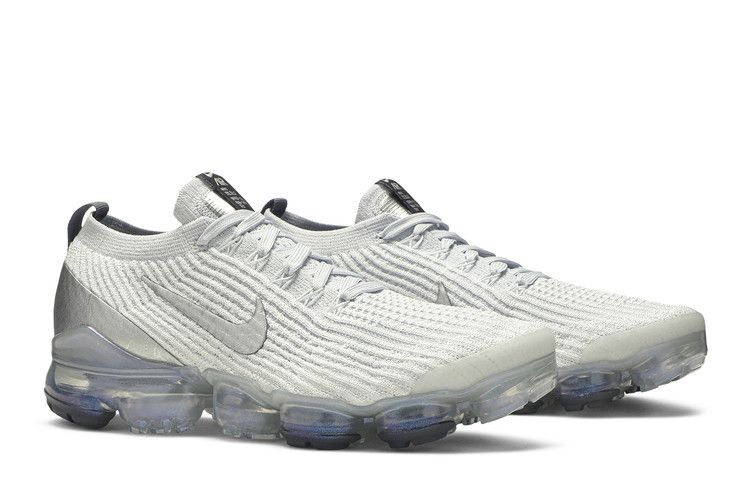 Nike Air VaporMax Flyknit 3 White Reflect Silver (Women's)