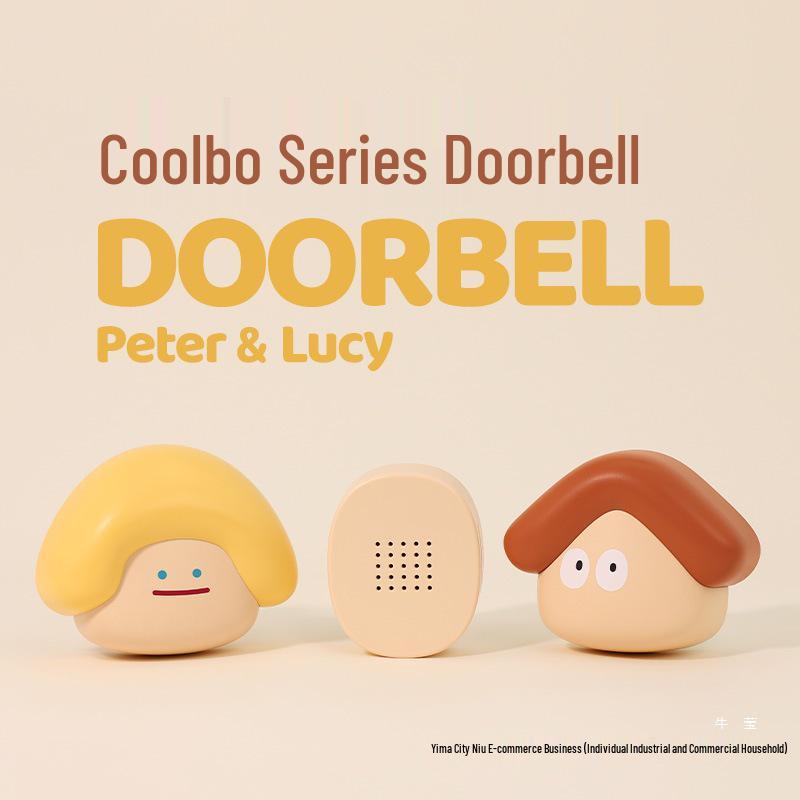 Nordic Cute Wireless Doorbell for Bedroom and Main Door - Lucy & Pete Design