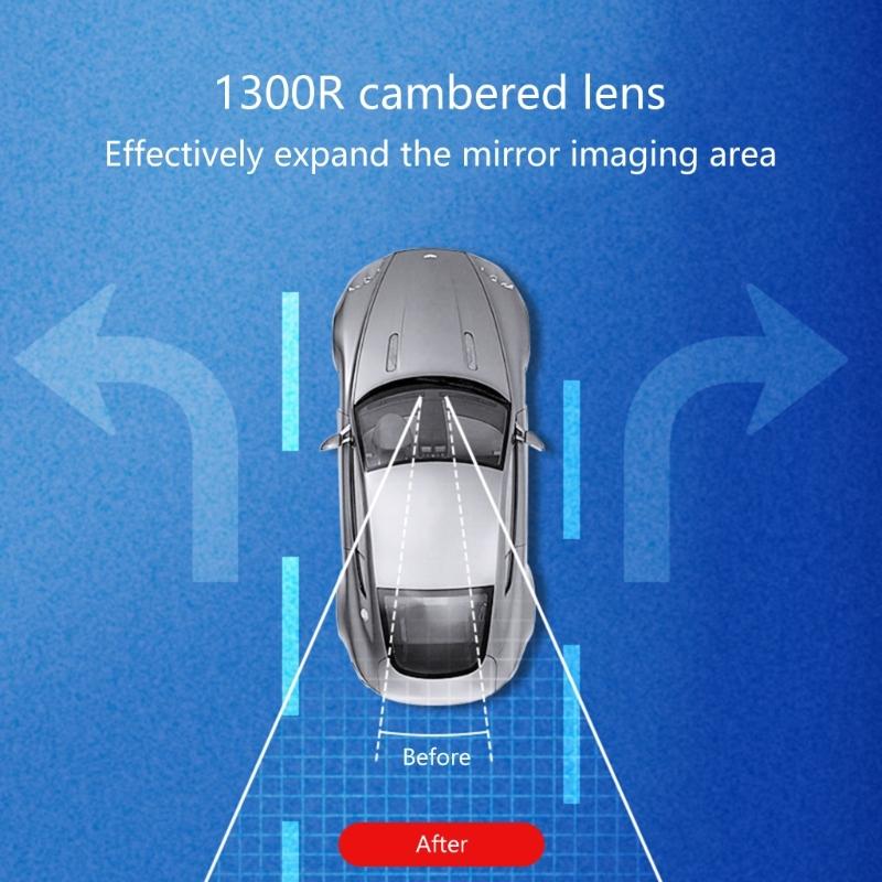 Enhancing Safety Full Sight Car Rear View Mirror with Wide Curved View, for Infant Supervision, Parents and New Drivers