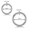 1PC Hinged Segment Nose Hoop Rings Women Surgical Steel Nose Rings Septum Clicker Ring Ear Daith Hoop Earring Piercing Jewelry