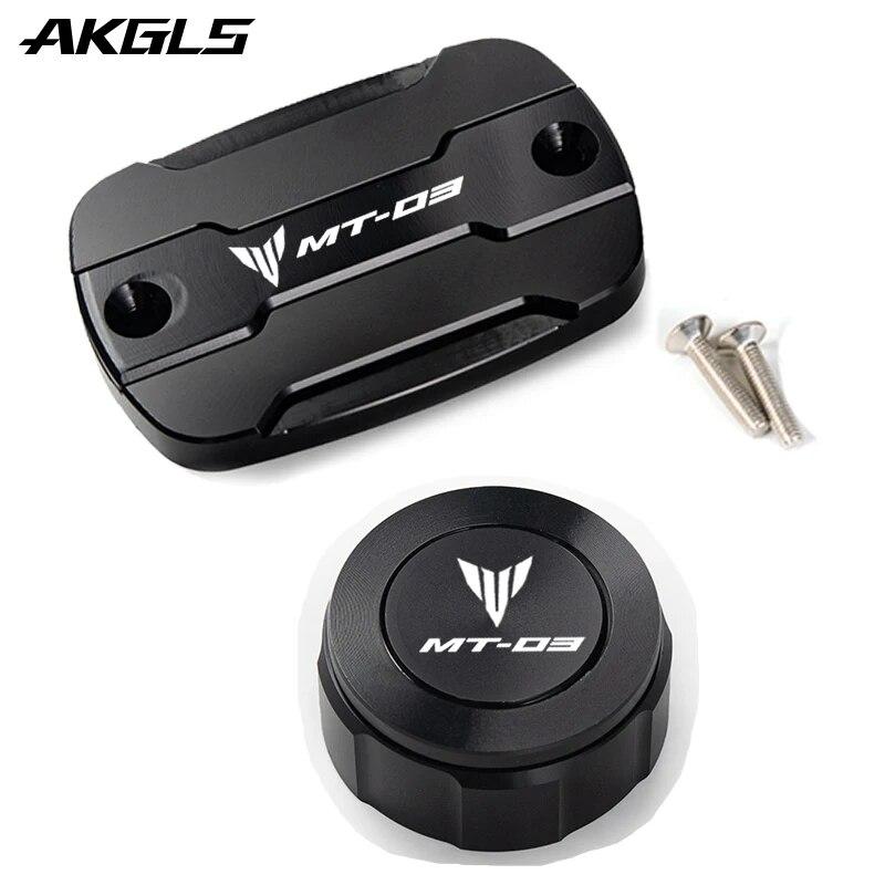 For Yamaha MT03 MT-03 2015-   2022 Motorcycle Front and Rear Brake Cylinder Main Fuel Tank Cap Fuel Cap Accessories