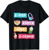 Мода K-Pop для фанатов корейских K-драм и K-pop мерчандайза Футболка Kawaii Одежда Одежда Корейская Camiseta Футболка Уличная одежда