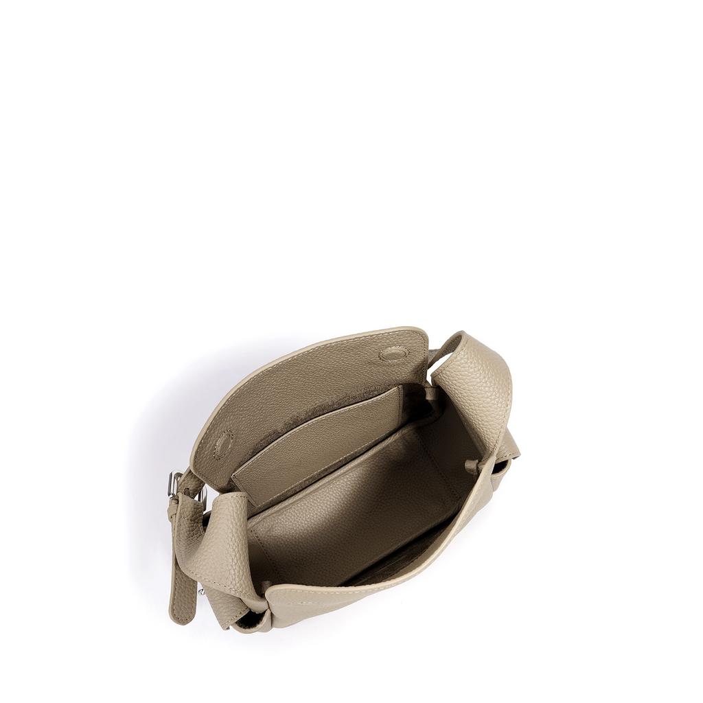 ingot bag genuine leather shoulder bag light luxury high-end pillow bag first layer cowhide bag
